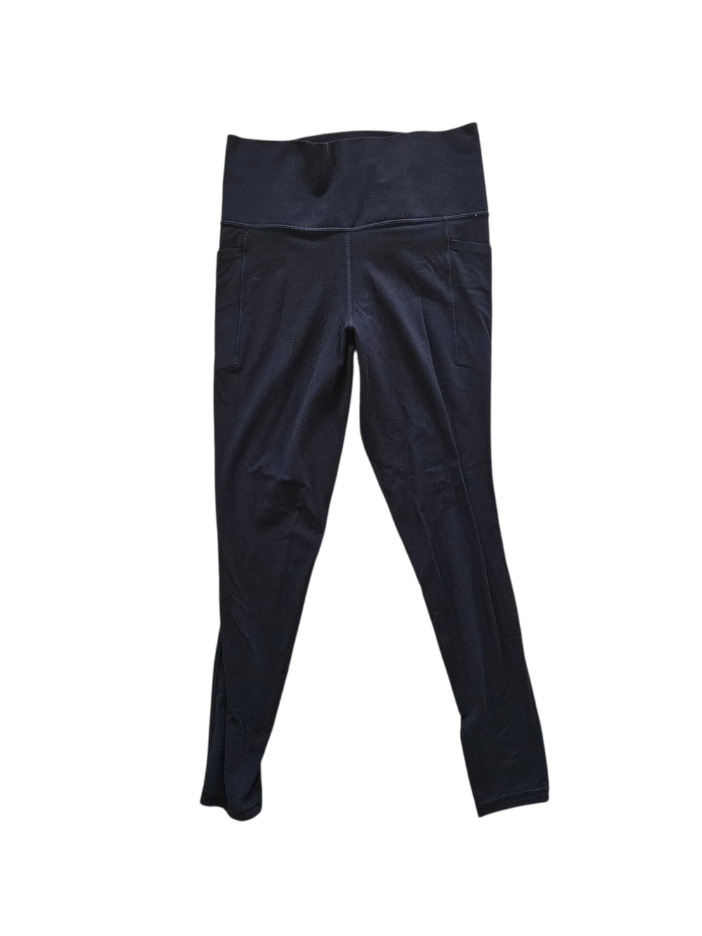 Athleta Navy BLUE Salutation Stash Tight Size M